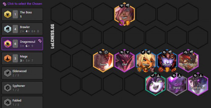 Even upgrade to 6 Dragon Tribe at level 9 if conditions allow