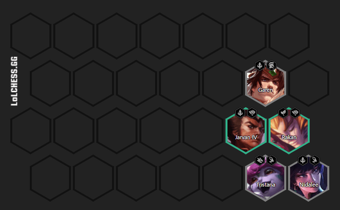 Ideal composition in the early game