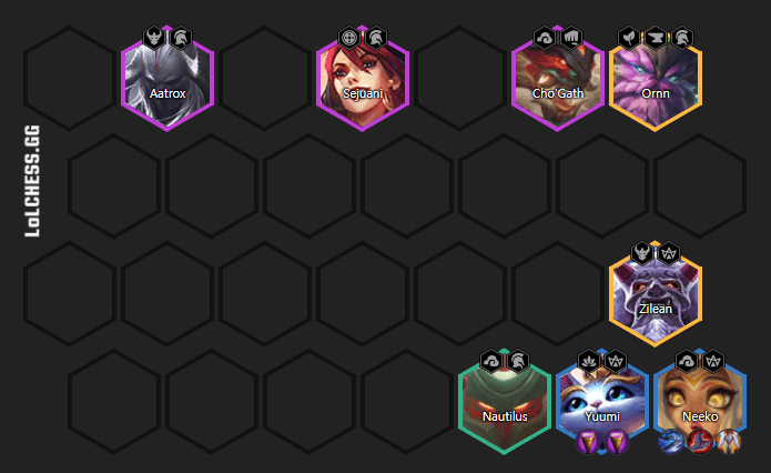 You can also switch to 4 Mystics if you have a Mystic Chosen