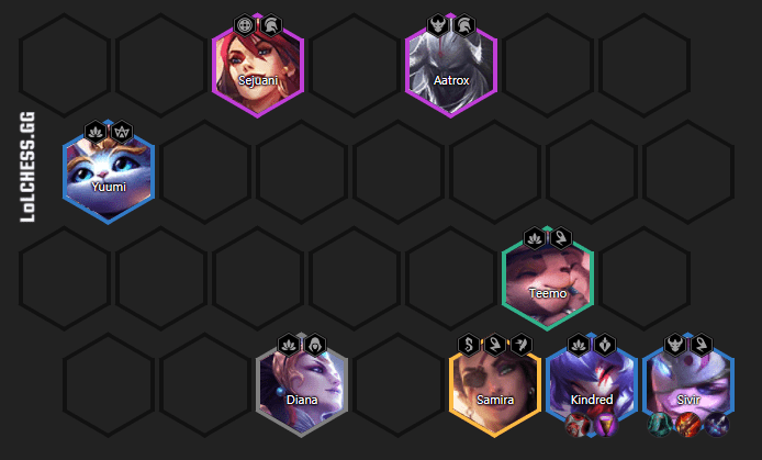 You need Diana to hit the 4 Spirit threshold in the late game