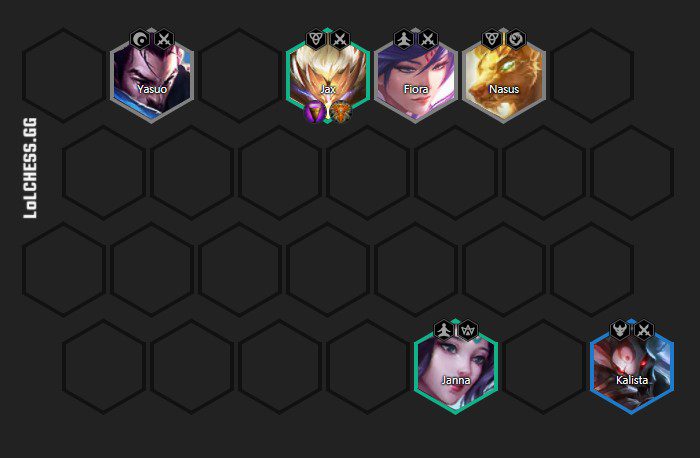 The 4 Duelists composition will help you maintain health well in the mid-game