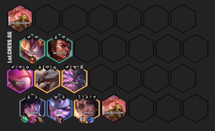You should let Tristana protect Samira when playing the Ranger team