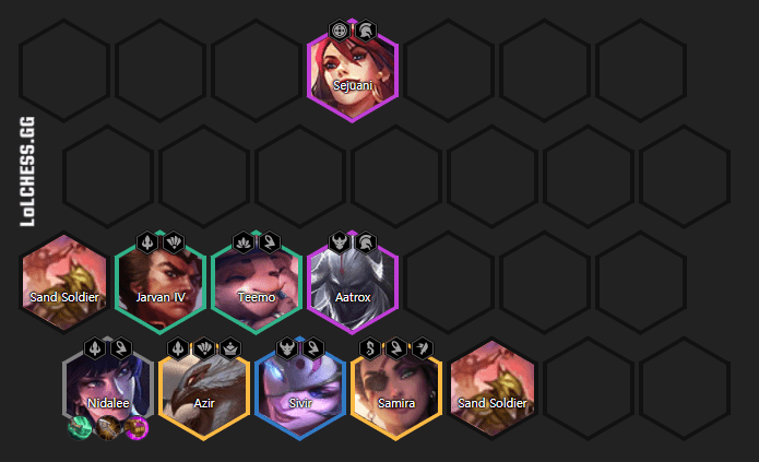 Composition you should have when playing the Sharpshooter direction