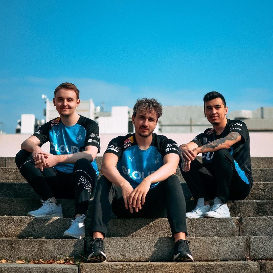 es3tag, woxic, and floppy during a Cloud9 bootcamp