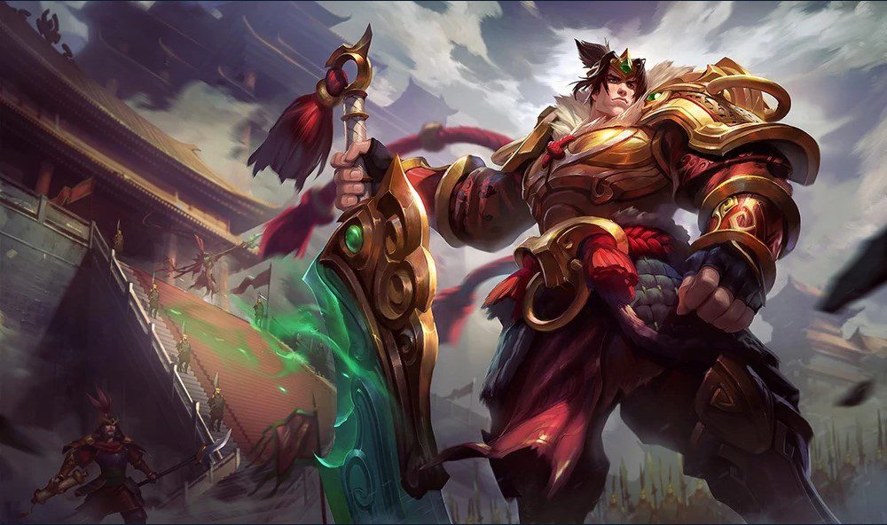 Garen is an extremely strong frontline unit in the early game