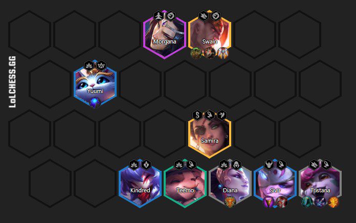 The composition when you have Chosen Dragon trait