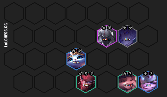 Ideal composition in the mid-game