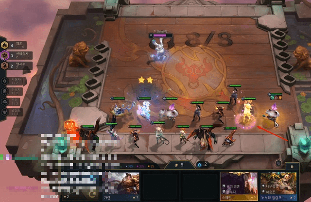 After receiving consecutive losing rounds, T1 Bebe872 decided to level up to 8 early and roll for Mystic Neeko