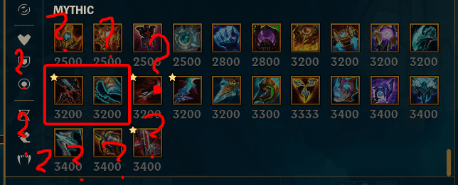 The community discovered Bloodthirster and Blade of the Ruined King were reduced to 3200 gold after the patch 11.6 update