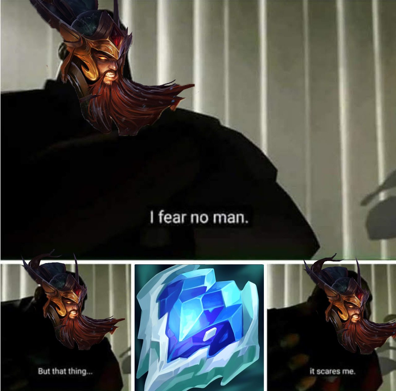 The super hot carry named Tryndamere is heavily countered by Iceborn Gauntlet