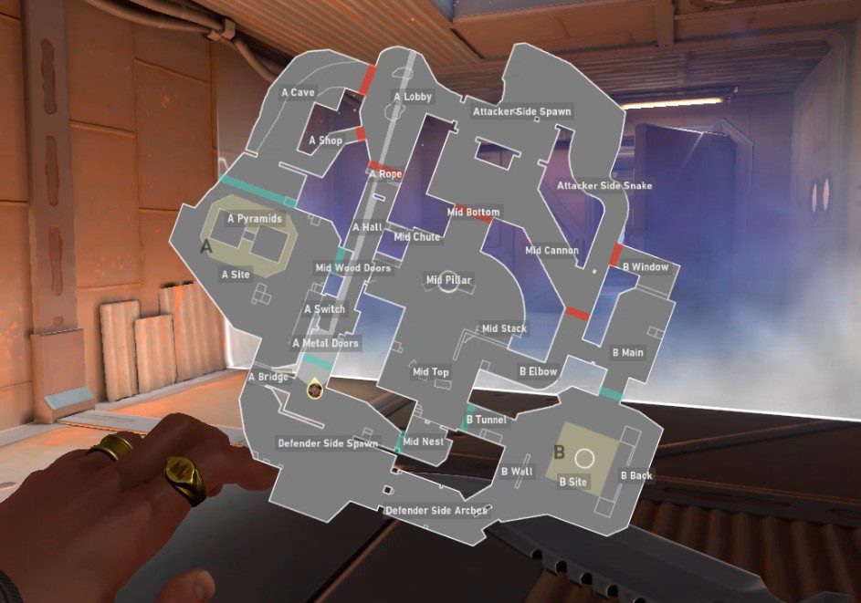 Details of Breeze map positions