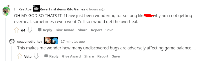 Players were quite shocked to discover this interaction