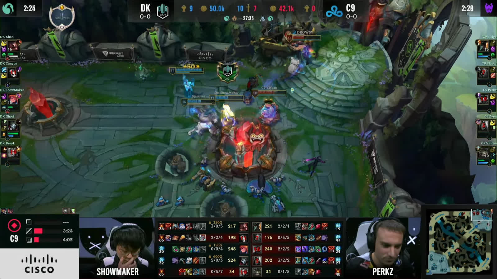 DK concluded the match with an extremely convincing performance