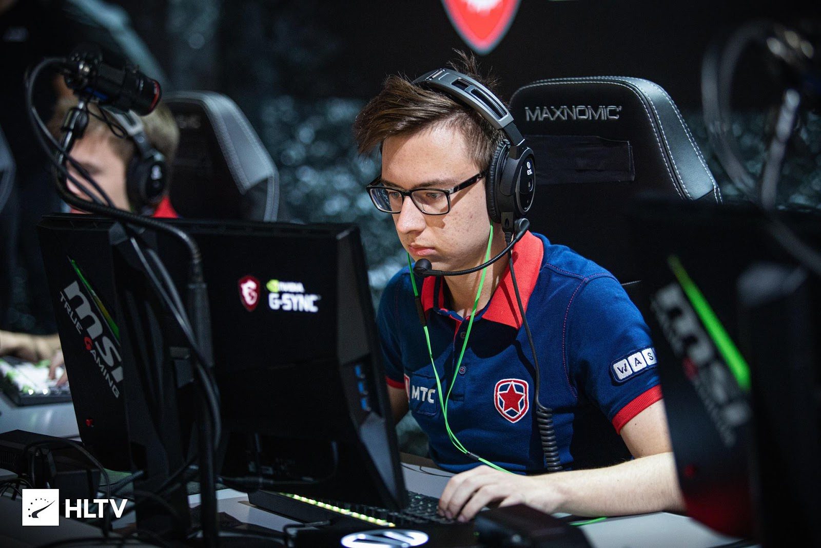 Ax1le in Gambit Esports uniform