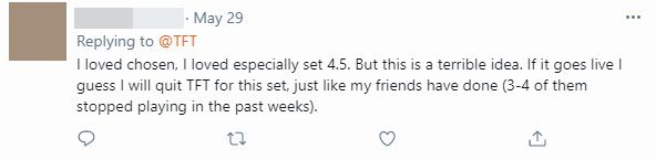 I like the Chosen mechanic, I particularly enjoyed Season 4.5. But this is a terrible idea. If it is actually implemented, I will quit the game, just like my friends who quit last week