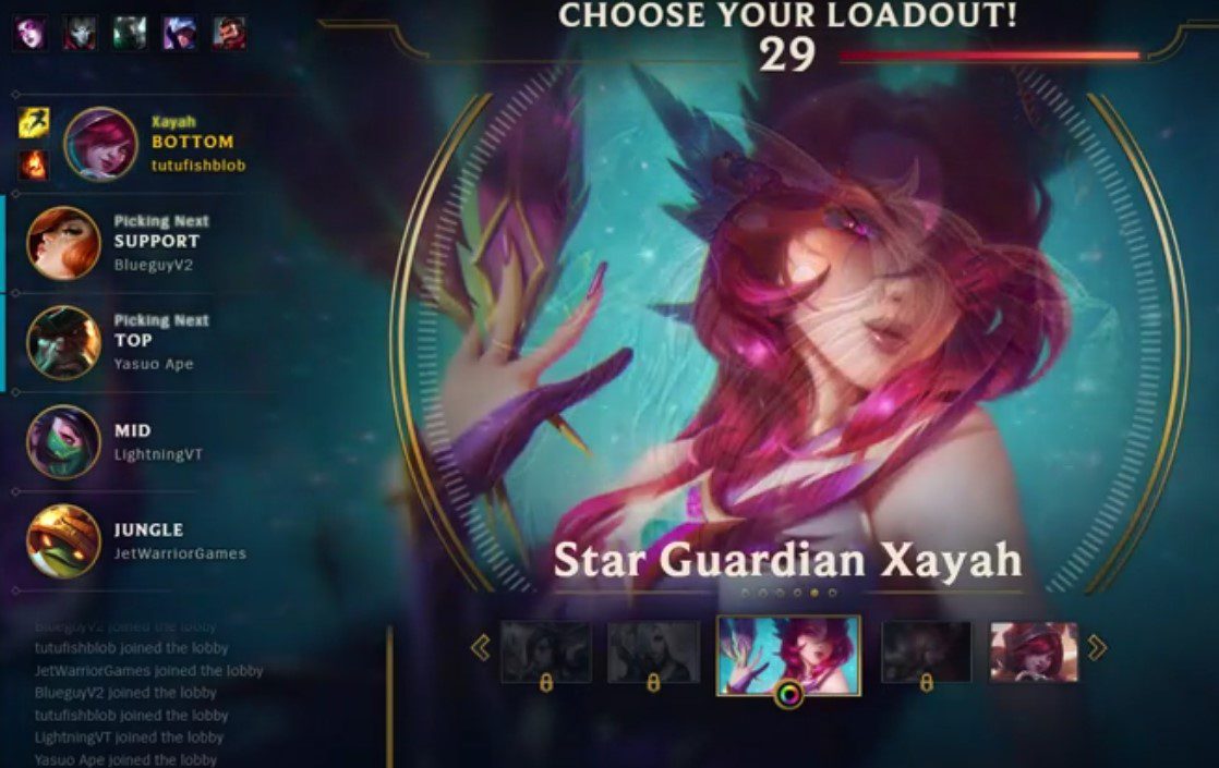 ... but Xayah appears