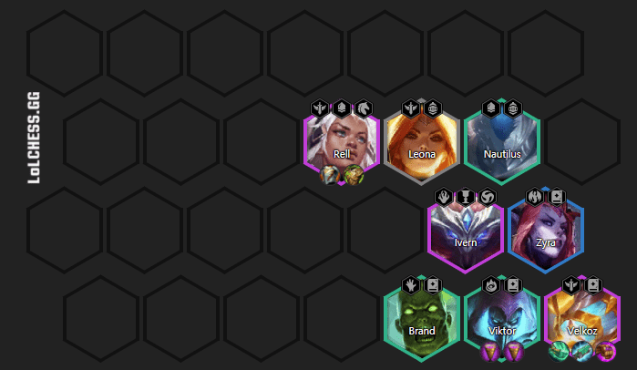 The 4 Sorcerer composition is very strong in the mid-game