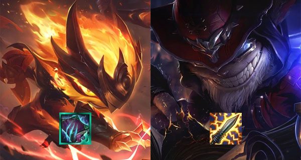 Ziggs with Statikk Shiv helps Kennen and himself deal a lot of damage early game