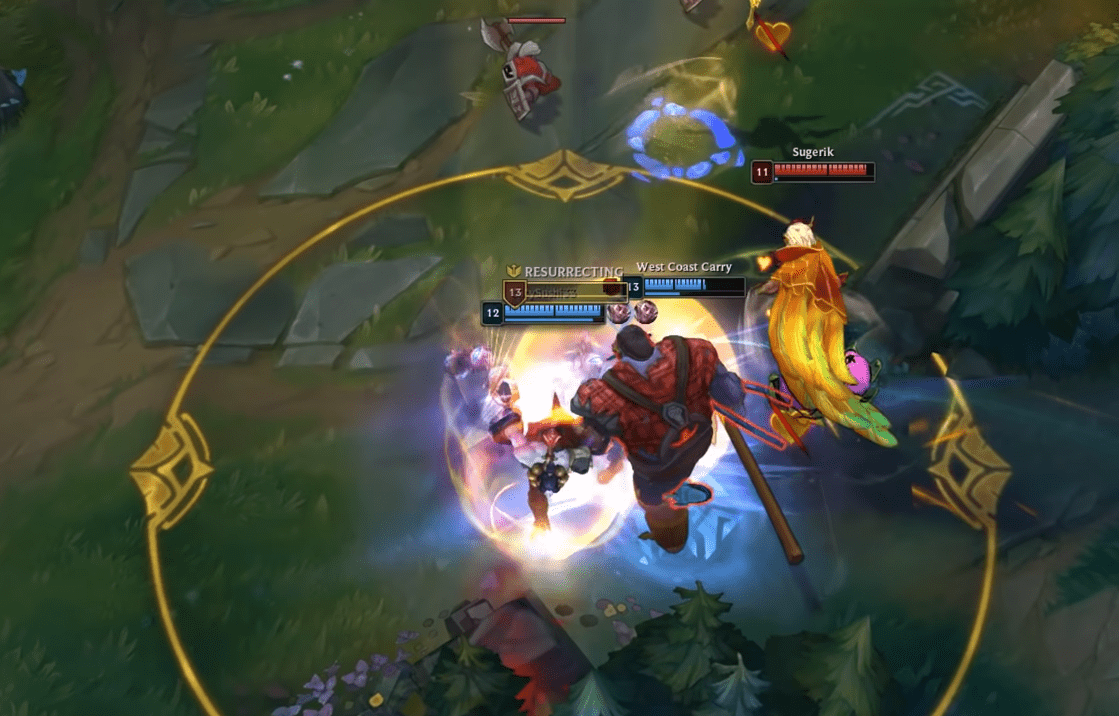 ... this bug occurred once again when Jinx was protected by Divine Shield but still got defeated