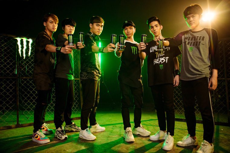 Collaboration with Monster Energy energizes GAM eSports and offers international competition opportunities
