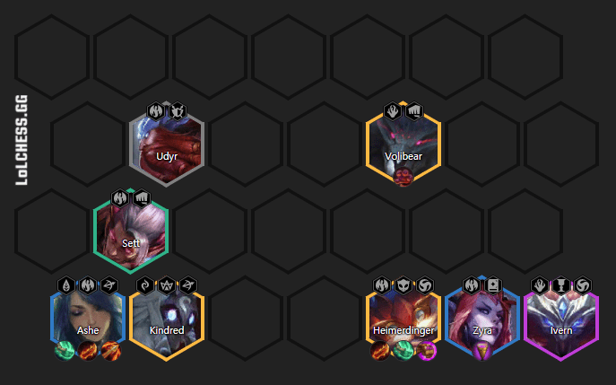 You can also use a Dragon tribe composition and control Kayle with Ashe, Zyra