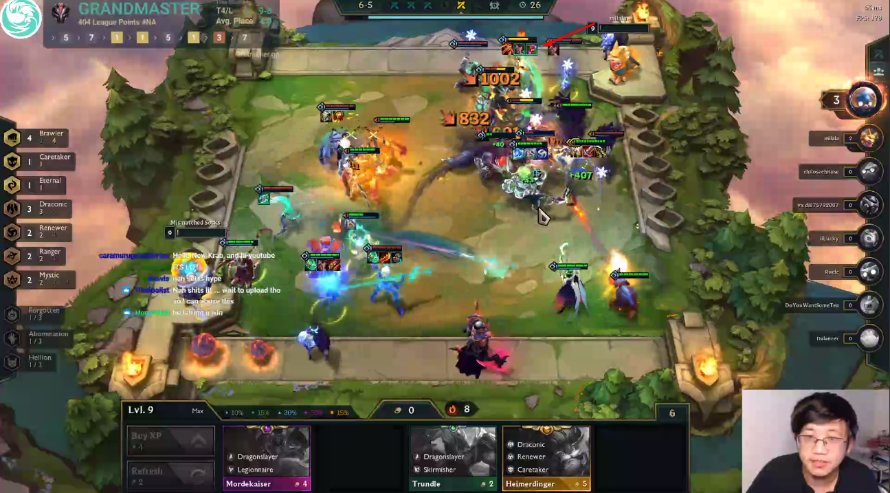 Sett from Challenger player Mismatched Socks achieved a 'one shot' on a fully-equipped Vayne