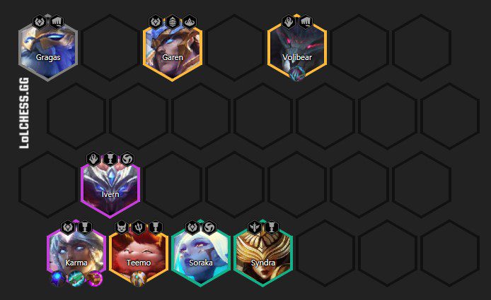 The complete 4 Sorcerers composition at level 8