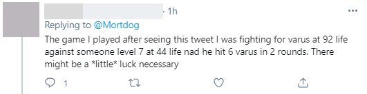 In the game I played after seeing this tweet, I used Varus at 92 health to fight a level 7 player with 44 health, and that person had 6 Varus after just 2 rounds. Sometimes, that luck is really needed