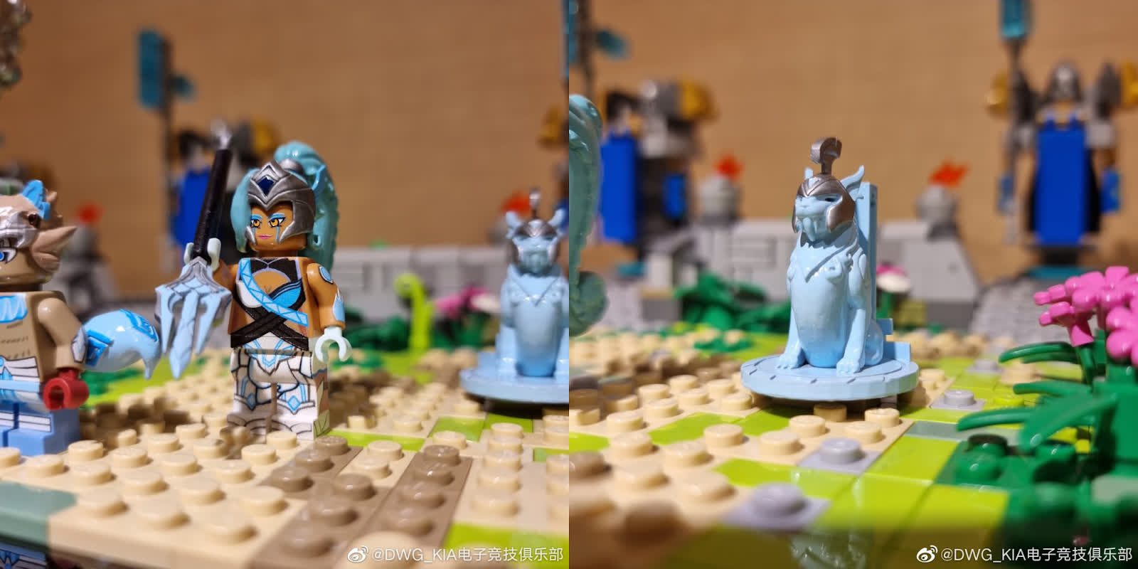 Nidalee in both human and leopard forms of Canyon
