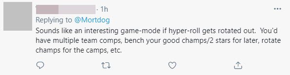 It sounds like it would be an interesting game mechanic if hyper-roll was used interchangeably. There would be more team compositions, to have 2-star champions at the end game, rotating champions to fit teams, etc...