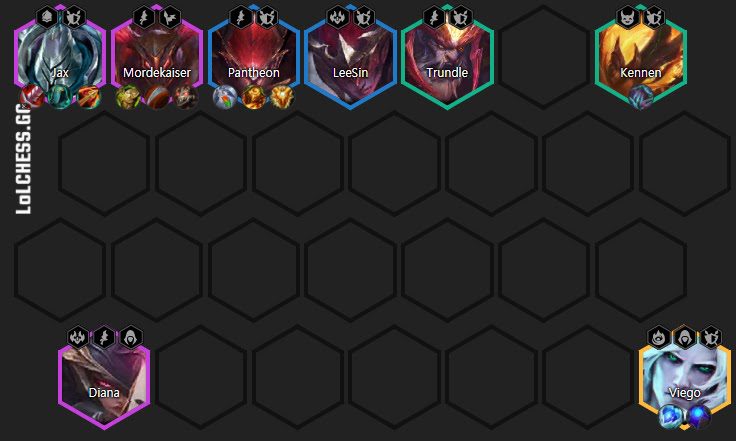 A Warrior composition usually used as a carry in Season 5