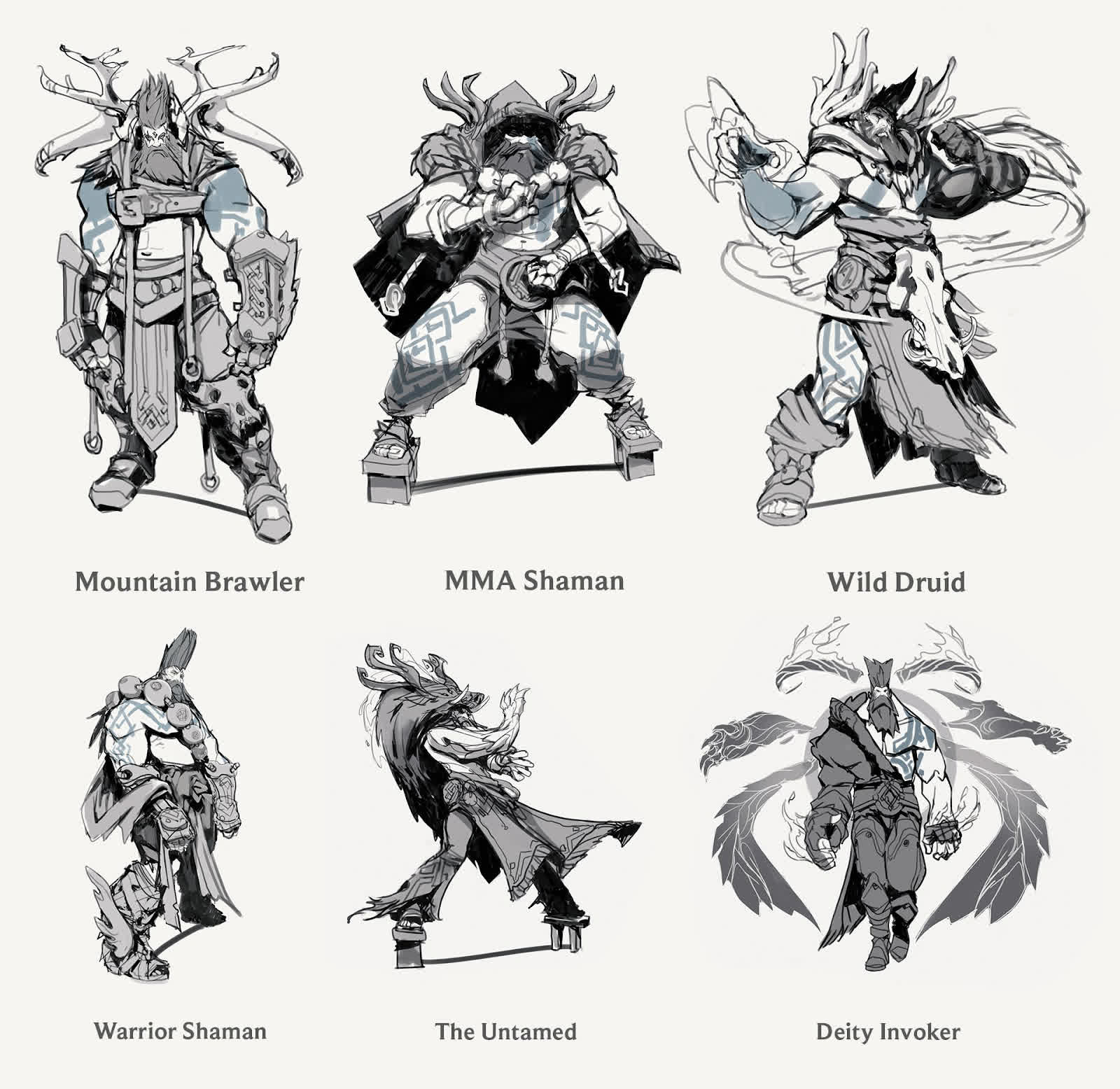 Some concepts for Udyr's new appearance