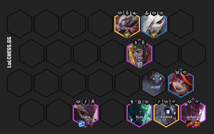Mystic - Mage composition with Aphelios as the main carry