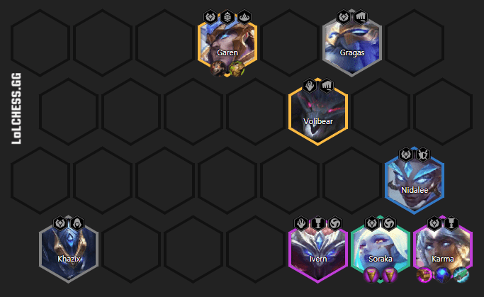 6 Spirit composition at level 8