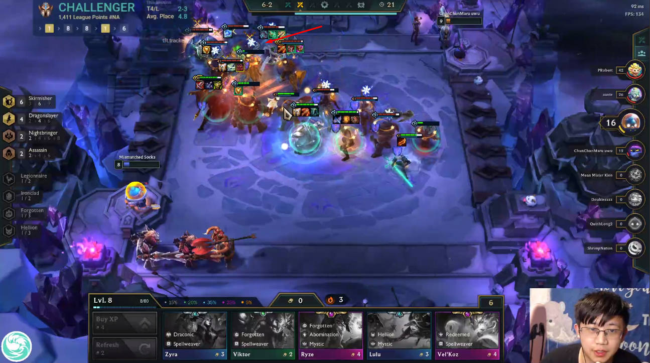 Challenger player - Mismatched Socks uses Pantheon as a carry when meta champions are highly contested