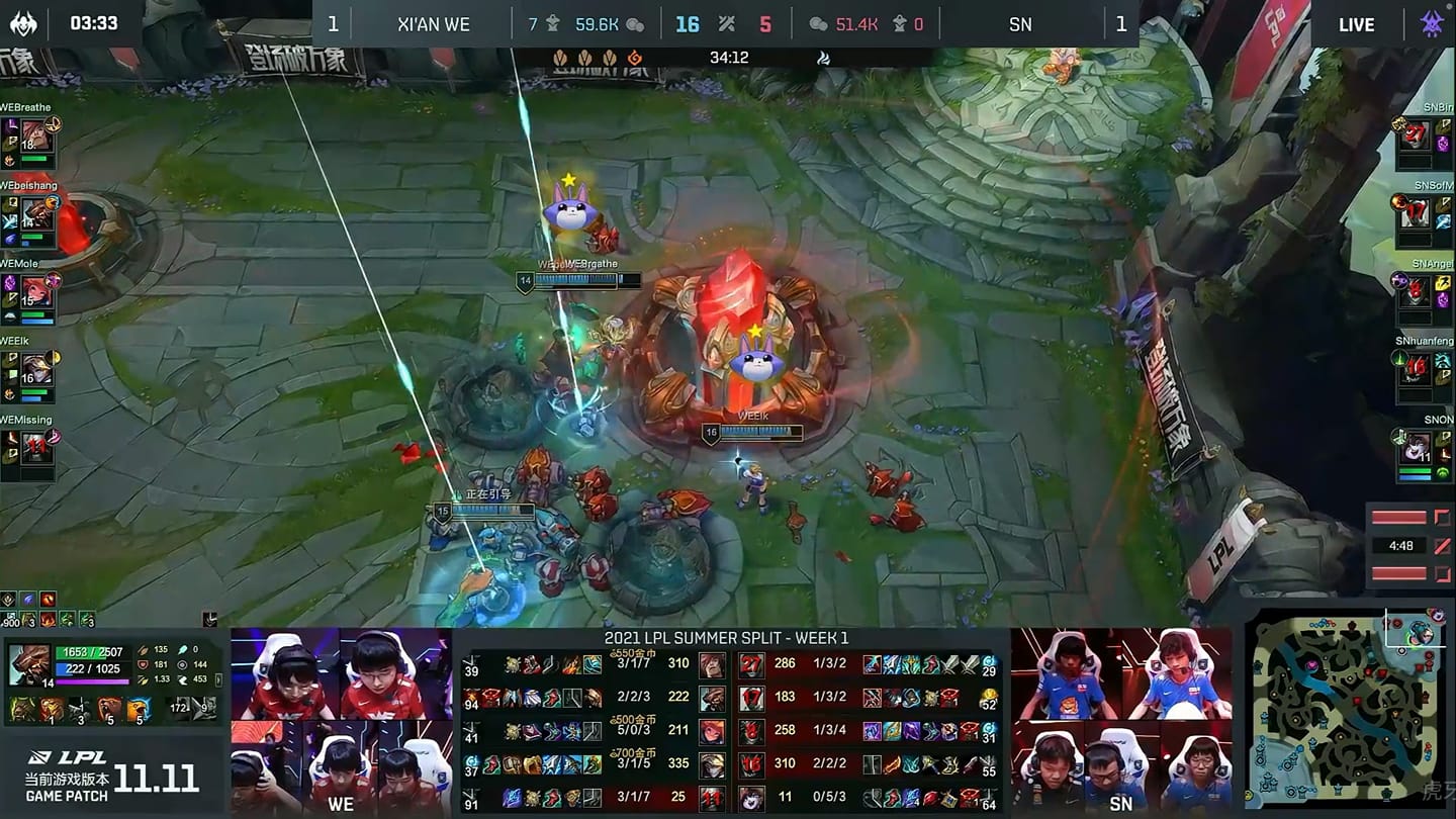 Choosing Kog'Maw for Huanfeng but SofM still plays quite 