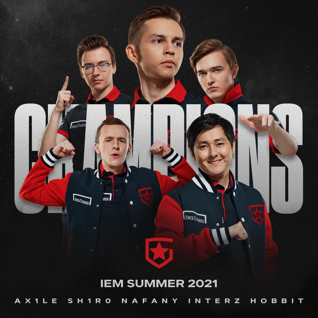 The 5 members of Gambit Esports continue to extend their impressive form in 2021 with the IEM Summer 2021 championship