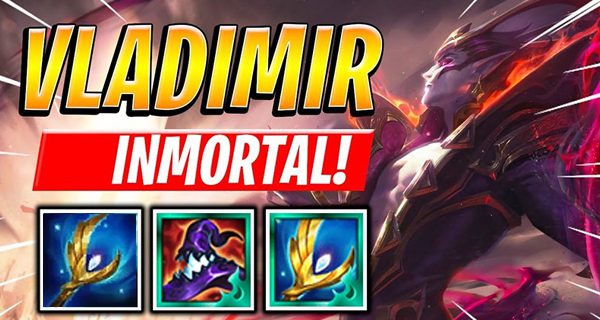 Vladimir can heal and increase ability damage incredibly fast when equipped with the Staff of the Ascended (both regular and Dark versions)
