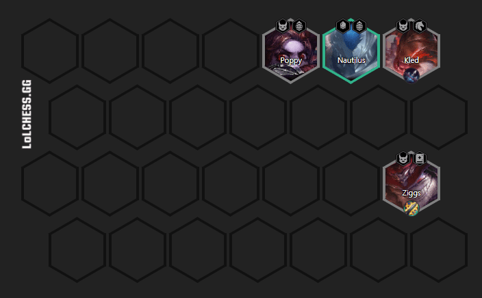 The composition you should aim for at the start when playing the Demon team
