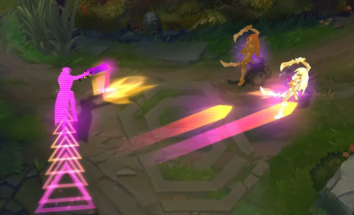 Unlike Lucian's R, Akshan's R can heal
