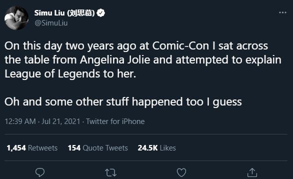 Two years ago on this day at Comic-Con, I sat across from Angelina Jolie and tried to explain League of Legends to her. Oh, and a few other things too