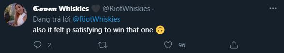 Whiskies satisfied after winning an ARAM match against rude opponents