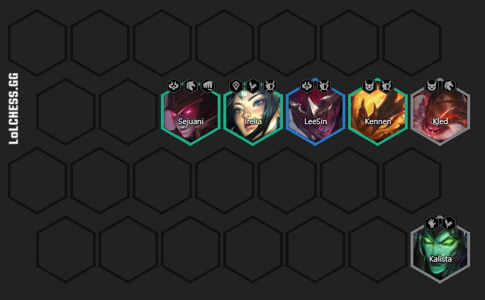 In the mid-game, players need to invest in front line units to preserve health