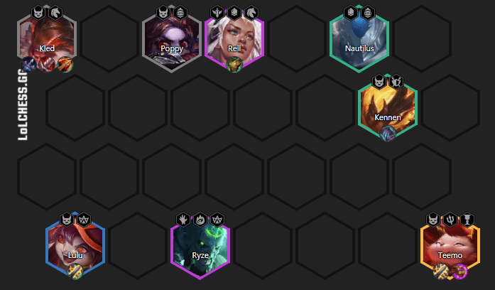 The complete Demon composition in the late game