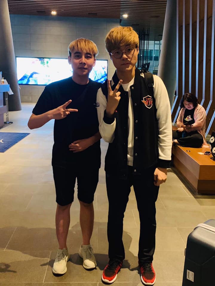 A shared photo of Divkid and Teddy at Rift Rivals 2019