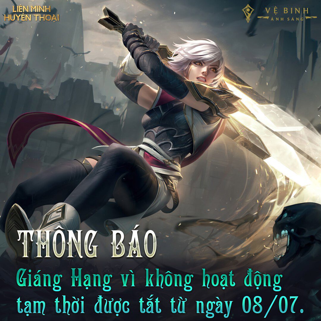 Official announcement from the Vietnam LOL Fanpage