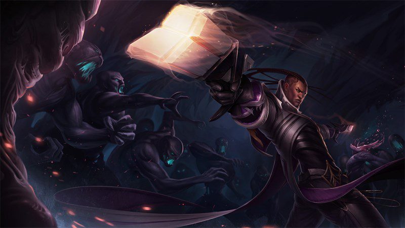 Lucian is the main carry of the Knight - Gunner composition