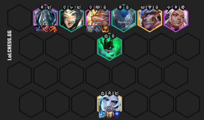 The Warrior - Guardian composition combined with Knights that you can refer to