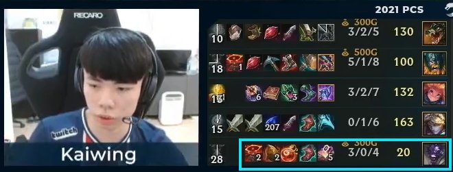 Kaiwing confidently buys Mejai's Soulstealer after constantly 'stealing kills'
