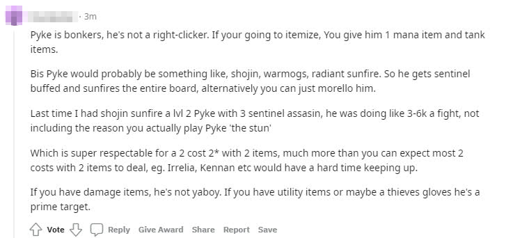 A player explains the most effective item build for Pyke.